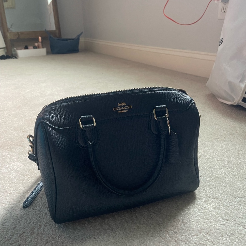 Coach Black Leather Purse